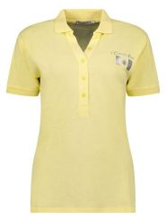 Canadian Peak Koszulka polo "Koqueleak" w kolorze żółtym rozmiar: M. Żółte bluzki damskie Canadian Peak, m, bez wzorów, z bawełny, bez kołnierzyka, bez ramiączek. Za 100.99 zł.