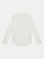 Guess Koszula L5GH00 WFBT0 Biały Regular Fit. Białe koszule chłopięce Guess, z aplikacjami, z wiskozy, bez kołnierzyka, bez ramiączek. Za 159.99 zł.