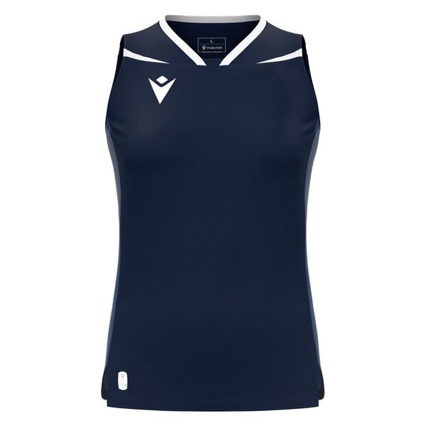 Damski tank top Macron Lily. Białe topy damskie Macron, bez wzorów, bez kołnierzyka. Za 246.50 zł.