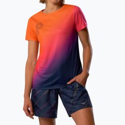 Koszulka do biegania damska Mizuno Summer Pack QD Tee. Brązowe t-shirty damskie Mizuno, l, bez wzorów, z materiału, bez kołnierzyka. Za 109.99 zł.