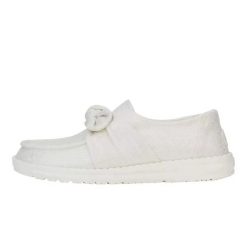 HeyDude Damskie Mokasyny Wendy Bow Shimmer. Szare mokasyny damskie Hey dude, z materiału. Za 219.00 zł.
