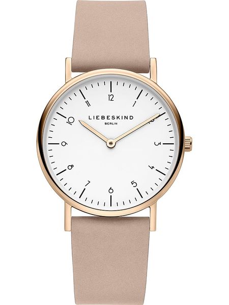 Liebeskind Zegarek kwarcowy w kolorze różowozłoto-jasnoróżowo-białym rozmiar: onesize. Różowe, analogowe zegarki damskie Liebeskind, ze stali. Za 283.48 zł.