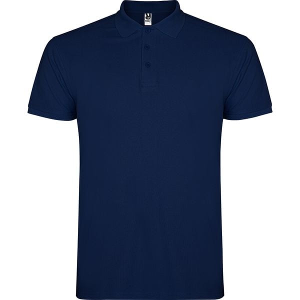 Męska Koszulka Polo Star. Niebieskie koszulki polo męskie ROLY, l, bez wzorów, z bawełny, bez ramiączek. Za 60.99 zł.