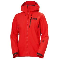 Damska kurtka turystyczna Helly Hansen Odin 9 Worlds 3.0. Czerwone kurtki damskie Helly Hansen, bez wzorów, bez kaptura. W wyprzedaży za 1,814.50 zł.