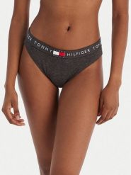 Tommy Hilfiger Figi klasyczne UW0UW06225 Szary. Szare figi damskie Tommy Hilfiger, s, bez wzorów, z bawełny. Za 89.99 zł.