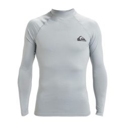 Koszulka surfingowa z długim rękawem UPF 50 dla Mężczyzn EVERYDAY Szary. Szare koszulki męskie z długim rękawem Quiksilver, m, z elastanu. Za 159.99 zł.