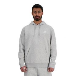 Bluza sportowa męska New Balance MT41511AG. Szare bluzy sportowe męskie New Balance, l, z materiału. Za 387.00 zł.