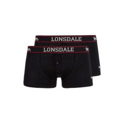 Bokserki Lonsdale Oakworth. Czarne bokserki męskie Lonsdale, bez wzorów, z materiału. Za 137.50 zł.