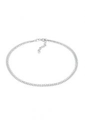 Elli Damska bransoletka na kostkę Basic Trend ze srebra próby 925 Sterling Silver Bransoletki na nogę 1 ct Damski. Szare bransoletki damskie Elli, srebrne. Za 249.89 zł.