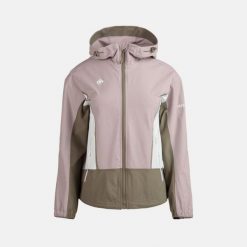 Lekka kurtka VENICE – regulowany kaptur, pas i kieszenie zapinane na zamek. Brązowe kurtki przeciwdeszczowe damskie IZAS, m, bez kaptura. Za 486.91 zł.