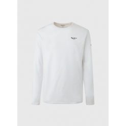 Koszulka z długim rękawem Pepe Jeans Original Basic 2. Białe koszulki męskie z długim rękawem Pepe Jeans, xl, z bawełny. Za 126.50 zł.