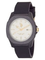 U.S. Polo Assn. Zegarek kwarcowy w kolorze czarno-białym rozmiar: onesize. Czarne, analogowe zegarki męskie U.S. Polo Assn. Za 208.99 zł.