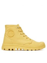Palladium Trapery Mono Chrome 73089-725-M Żółty. Żółte buty zimowe męskie Palladium, z materiału, bez zapięcia. Za 249.99 zł.