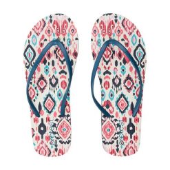 Japonki plażowe damskie Protest Prtflorine. Czerwone klapki damskie Protest, bez wzorów, bez obcasa. Za 82.99 zł.