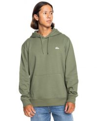 Bluza z kapturem dla Mężczyzn BASIC Zielony. Zielone bluzy z kapturem męskie Quiksilver, m, z bawełny. Za 189.99 zł.