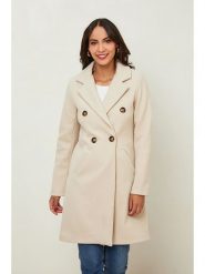 L'armoire de Suzette Płaszcz przejściowy w kolorze kremowym rozmiar: 42. Brązowe płaszcze damskie L'armoire de Suzette, l, bez wzorów, z wełny, klasyczne. Za 234.94 zł.
