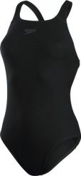 Damski jednoczęściowy kostium kąpielowy Speedo Eco+ Medalist. Czarne stroje jednoczęściowe damskie Speedo, l, bez wzorów. Za 179.99 zł.