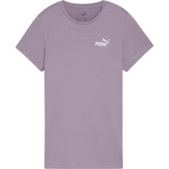 Koszulka sportowa damska Puma ESS Embroidery. Fioletowe bluzki sportowe damskie Puma, m, bez wzorów, bez ramiączek. Za 83.00 zł.