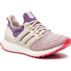 Buty adidas - Ultraboost W F36122 Cbrown/Shored/Actblu. Brązowe buty sportowe na co dzień damskie Adidas, bez wzorów, z materiału, do biegania. W wyprzedaży za 469.00 zł.
