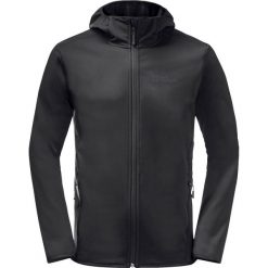 Kurtka softshell męska Jack Wolfskin Bornberg Hoody. Czarne kurtki softshell damskie Jack Wolfskin, l, bez wzorów, z materiału, bez kaptura. Za 409.99 zł.