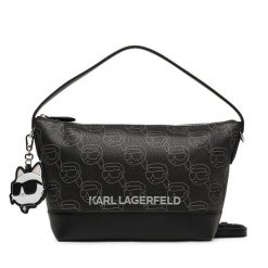 Torebka KARL LAGERFELD. Czerwone listonoszki damskie Karl Lagerfeld, bez wzorów, bez dodatków. Za 449.99 zł.