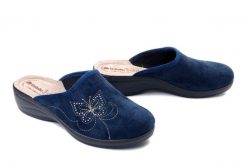 Inblu LY-119 004 granatowy, domowe damskie. Niebieskie kapcie damskie Inblu. Za 72.24 zł.