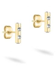 Tamaris Kolczyki-wkrętki ze szkłem rozmiar: onesize. Kolczyki damskie Tamaris, szklane. Za 78.99 zł.