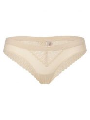 Triumph figi brazylijskie Kobiety Sztuczne włókno beżowy, 38. Brązowe figi damskie Triumph, bez wzorów, z koronki. Za 119.95 zł.