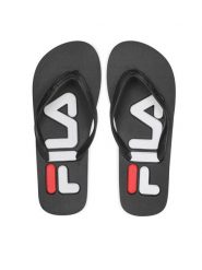 Fila Japonki Troy Slipper Wmn FFW0005.80010 Czarny. Czarne klapki damskie Fila, bez wzorów, z tworzywa sztucznego, bez obcasa. Za 39.99 zł.