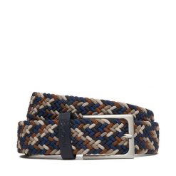 Pasek Męski Barbour. Niebieskie paski męskie Barbour, bez wzorów. Za 279.99 zł.