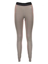 Mizuno Legginsy funkcyjne "Merino Wool" w kolorze szaro-koralowym rozmiar: XS. Szare legginsy sportowe damskie Mizuno, xs, bez wzorów, z wełny, outdoorowe. Za 66.00 zł.