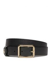 Patrizia Pepe Pasek Damski CW6408/L001-K118 Czarny. Czarne paski damskie Patrizia Pepe, bez wzorów, ze skóry. Za 259.99 zł.