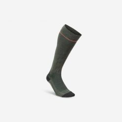 Skarpety outdoorowe wytrzymałe Solognac Active 500 długie. Skarpetki męskie SOLOGNAC, bez wzorów, z poliamidu. Za 54.99 zł.