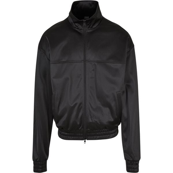 Kurtka dresowa Urban Classics. Czarne kurtki męskie Urban Classics, m, bez wzorów, z dresówki, bez kaptura. Za 243.50 zł.