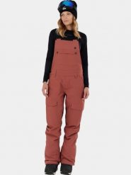 Spodnie Narciarskie Damskie Fundango Sakura Eco Bib. Czerwone spodnie materiałowe damskie Fundango, bez wzorów, z poliesteru. Za 499.00 zł.