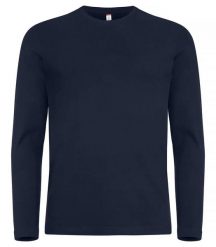 Clique Premium Fashion-T L/S - Premium koszulka z długim rękawem. Niebieskie koszulki męskie z długim rękawem CLIQUE, l, z bawełny. Za 122.24 zł.