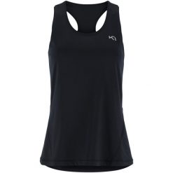 Damski tank top Kari Traa Nora 2.0. Czarne topy damskie Kari Traa, s, bez wzorów, bez ramiączek. Za 178.00 zł.