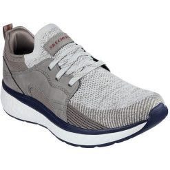 Buty sportowe męskie Skechers Lancer Dalton. Brązowe buty sportowe na co dzień męskie Skechers, bez zapięcia. Za 390.00 zł.