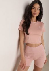Różowe Szorty Sportowe o Fasonie Kolarek Dill. Czerwone spodenki sportowe damskie Born2be, l. Za 29.99 zł.