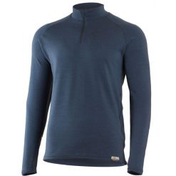 Męska bluza merino WARY. Niebieskie bluzy bez kaptura męskie LASTING, m, z dzianiny. Za 870.50 zł.