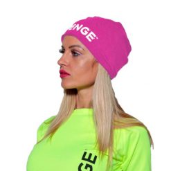Czapka bawełniana dla dorosłych Fitness i rekreacyjna, fuksji. Czerwone czapki męskie R-EVENGE, bez wzorów, z bawełny, wakacyjne. Za 75.49 zł.