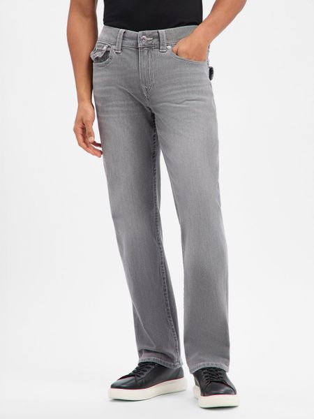 True Religion Dżinsy - Ricky Relaxed Straight Mężczyźni Bawełna szary, 34-34. Szare jeansy męskie True Religion. Za 279.95 zł.