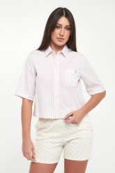 Koszula damska w paski Bette JOOP!. Koszule damskie Joop!, m, bez wzorów, bez kołnierzyka, bez ramiączek. Za 579.00 zł.