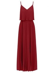 APART Sukienka w kolorze bordowym rozmiar: 40. Czerwone sukienki damskie Apart, bez wzorów, bez kołnierzyka, bez ramiączek, maxi. Za 208.99 zł.