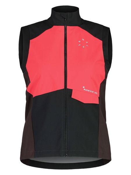 Maloja Kamizelka softshellowa "BärenkopfM" w kolorze różowo-czarno-brązowym rozmiar: S. Brązowe kamizelki damskie Maloja, s, z materiału. Za 178.79 zł.