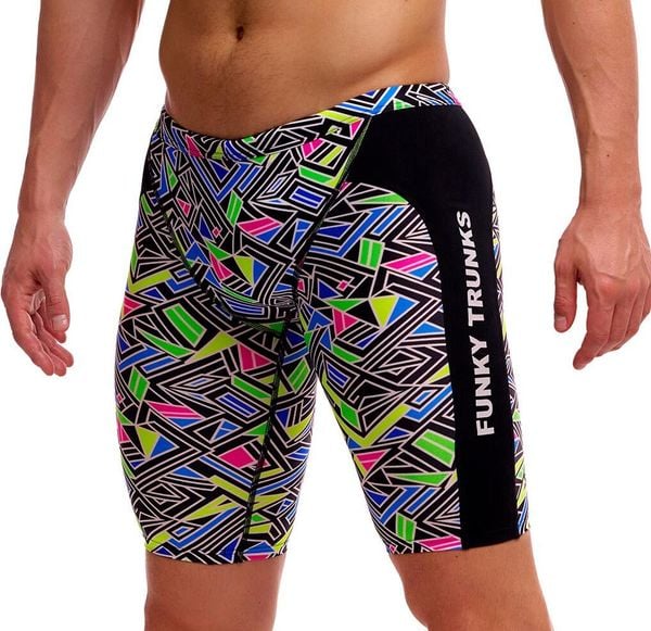 Spodenki do pływania Jammery Funky Trunks Bits of Peace. Kąpielówki męskie FUNKY TRUNKS, l, bez wzorów, z materiału, na fitness i siłownię. Za 179.99 zł.