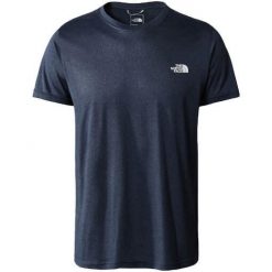 Koszulka turystyczna męska The North Face M Reaxion Amp Crew. Niebieskie bielizna termoaktywna męska The North Face, m, bez wzorów, z materiału. Za 136.00 zł.