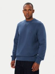 Tommy Hilfiger Bluza Seasonal MW0MW40000 Niebieski Regular Fit. Niebieskie bluzy bez kaptura męskie Tommy Hilfiger, m, z bawełny. Za 409.99 zł.