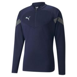 Bluza męskie Puma Teamfinal Training 14 Zip. Niebieskie bluzy bez kaptura męskie Puma, m, z poliesteru. Za 290.00 zł.