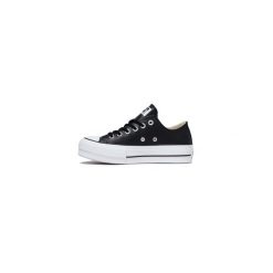 Trampki damskie Converse Ctas Lift Clean Ox. Białe trampki i tenisówki damskie Converse, bez wzorów, ze skóry. W wyprzedaży za 490.00 zł.